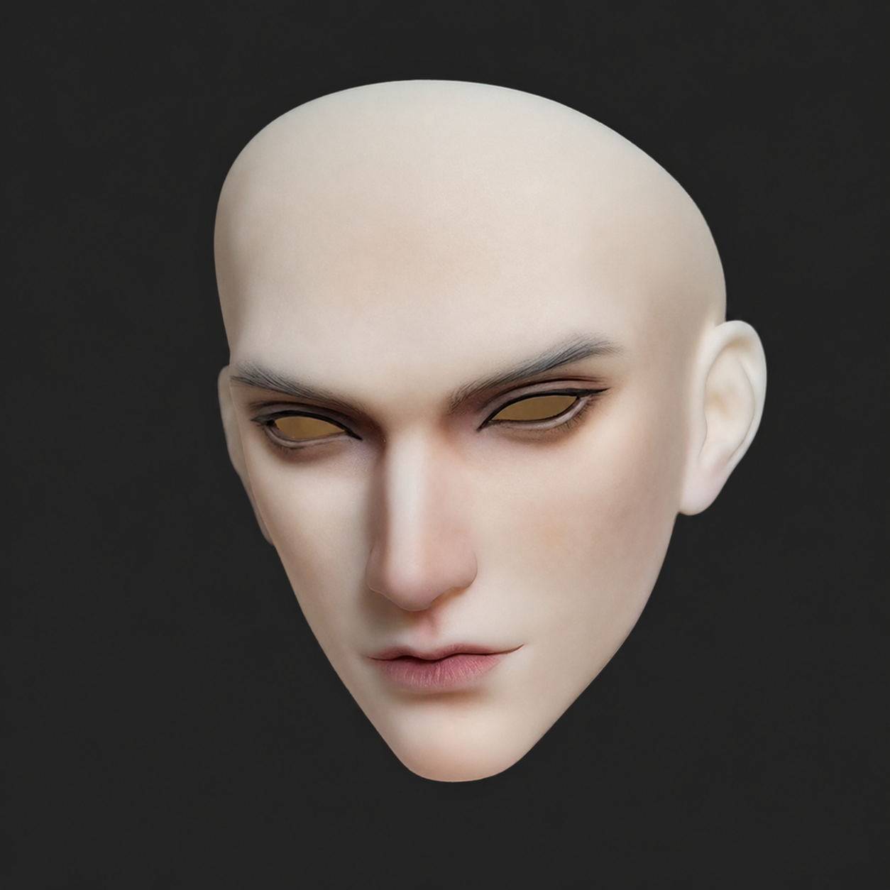 BJD Blank Head for Cosplay Sylus, Anti-Yellowing Resin Recast Head, 1/3 Scale Doll Head Product view